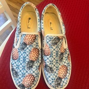 Bucket Feet Floral Slip-On Shoes
